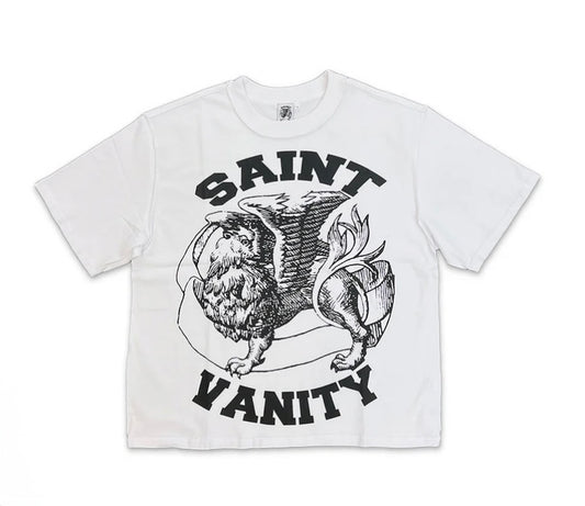 Saint Vanity Griffin T-Shirt White/Black