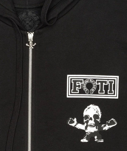 Chrome Hearts Foti Multi Teeter Harris Logo Zip-Up Black