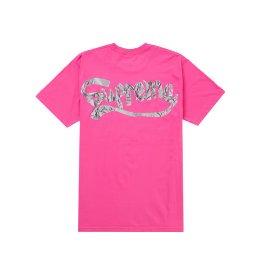 Supreme Tape T-Shirt Fuchsia