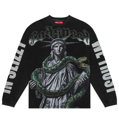 Godspeed Top 5 Slizzy Long Sleeve Black