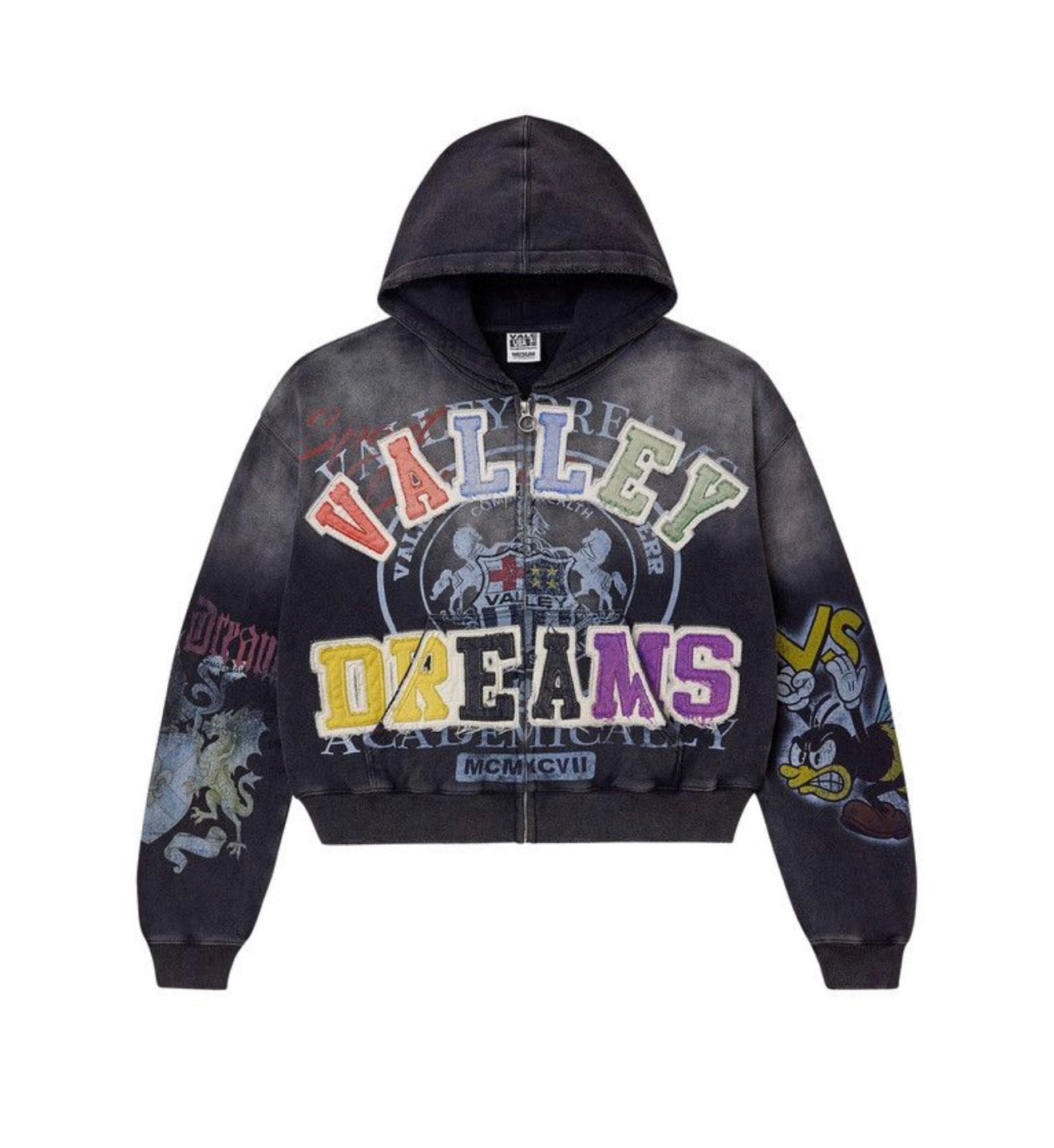 Vale Forever Blasted Zip-Up Black