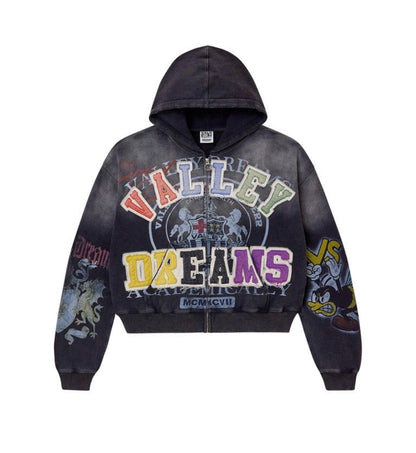 Vale Forever Blasted Zip-Up Black