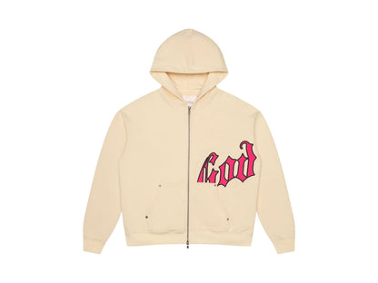 Godspeed OG Logo Sweatsuit Cream/Hot Pink