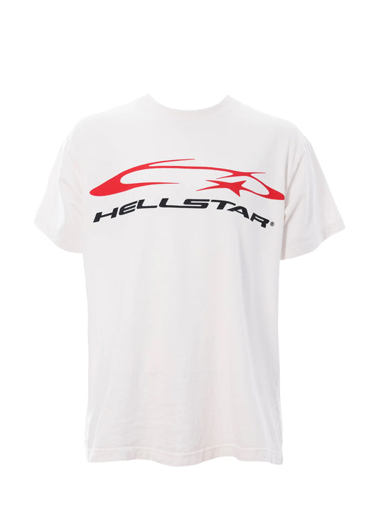 Hellstar Hstar Horizontal T-Shirt White