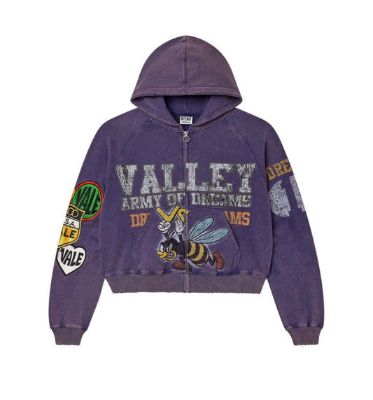 Vale Forever Army Zip-Up Purple