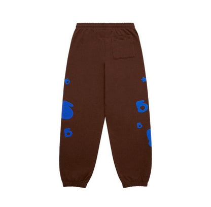 Sp5der Beluga Sweatpants Brown/Blue