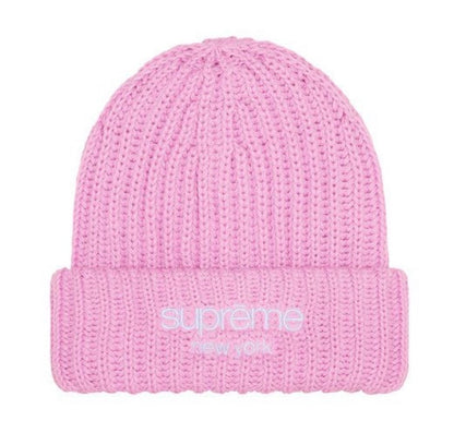 Supreme Chunky Rib Classic Logo Beanie