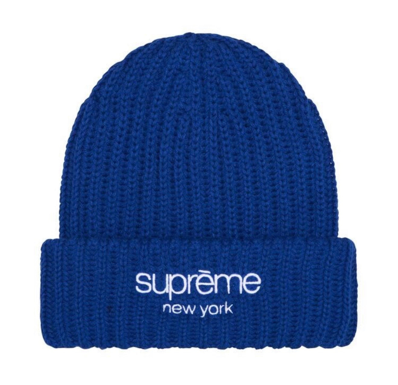 Supreme Chunky Rib Classic Logo Beanie