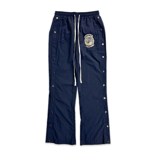 Saint Vanity Nylon Track Pants Midnight Blue