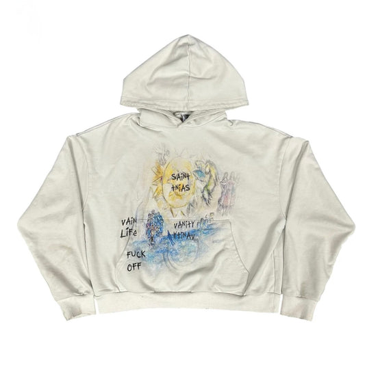 Saint Vanity F*ck Off Hoodie Cream