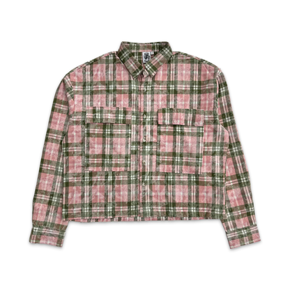 Saint Vanity Classic Logo Flannel Pink/Green