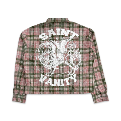 Saint Vanity Classic Logo Flannel Pink/Green