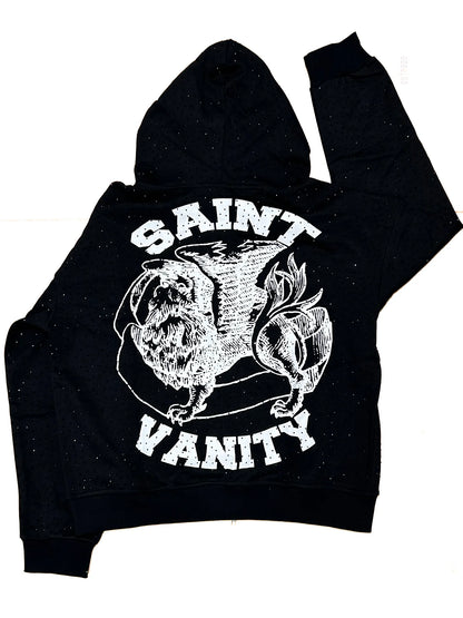 Saint Vanity VVS Oreo Zip-Up Black
