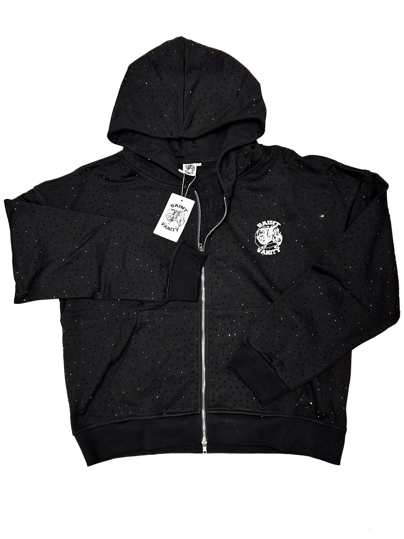 Saint Vanity VVS Oreo Zip-Up Black