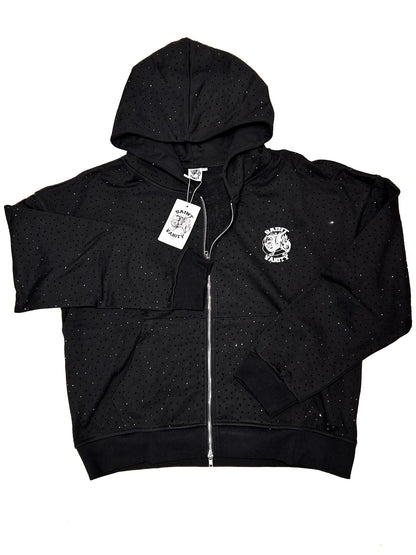 Saint Vanity VVS Oreo Zip-Up Black