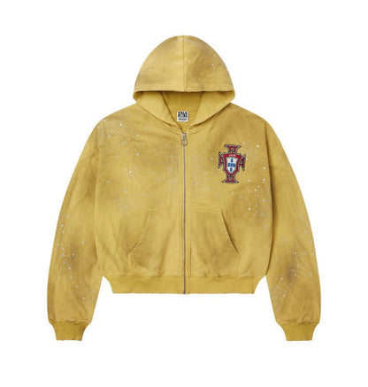 Vale Forever Sun Clustered Zip-Up Yellow