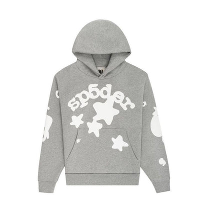 Sp5der Beluga Hoodie Dark Heather Grey