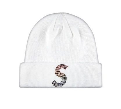 Supreme New Era Swarovski S Logo Beanie