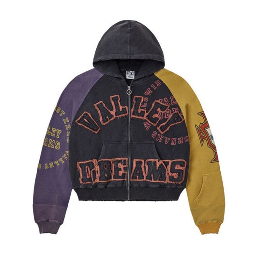 Vale Forever Crest Zip-Up Purple/Black/Yellow