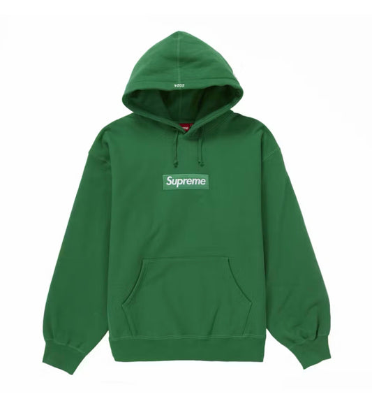 Supreme Box Logo Hoodie Green