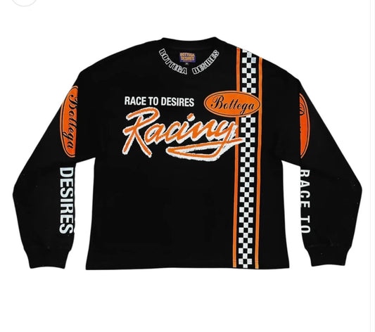 Bottega Desires Race To Desires Long Sleeve Black