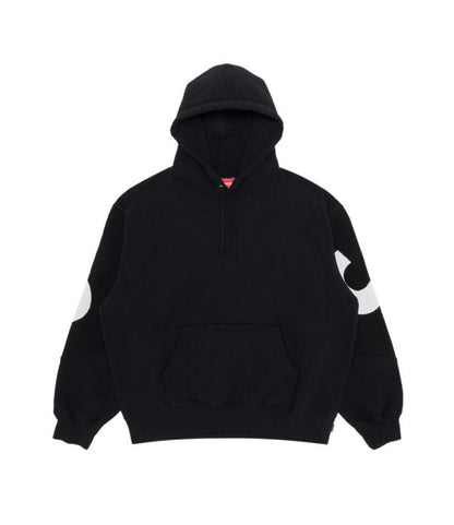 Supreme Big Logo Jacquard Hoodie Black