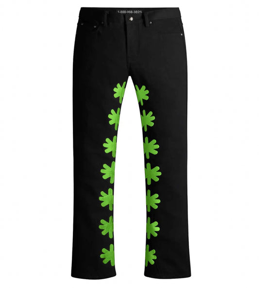 Lost Shadow Jeans Black/Green