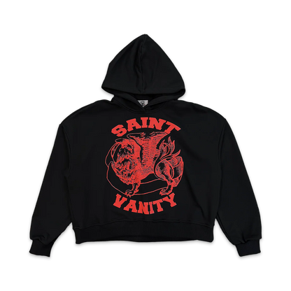 Saint Vanity Griffin Sweatsuit Black/Red
