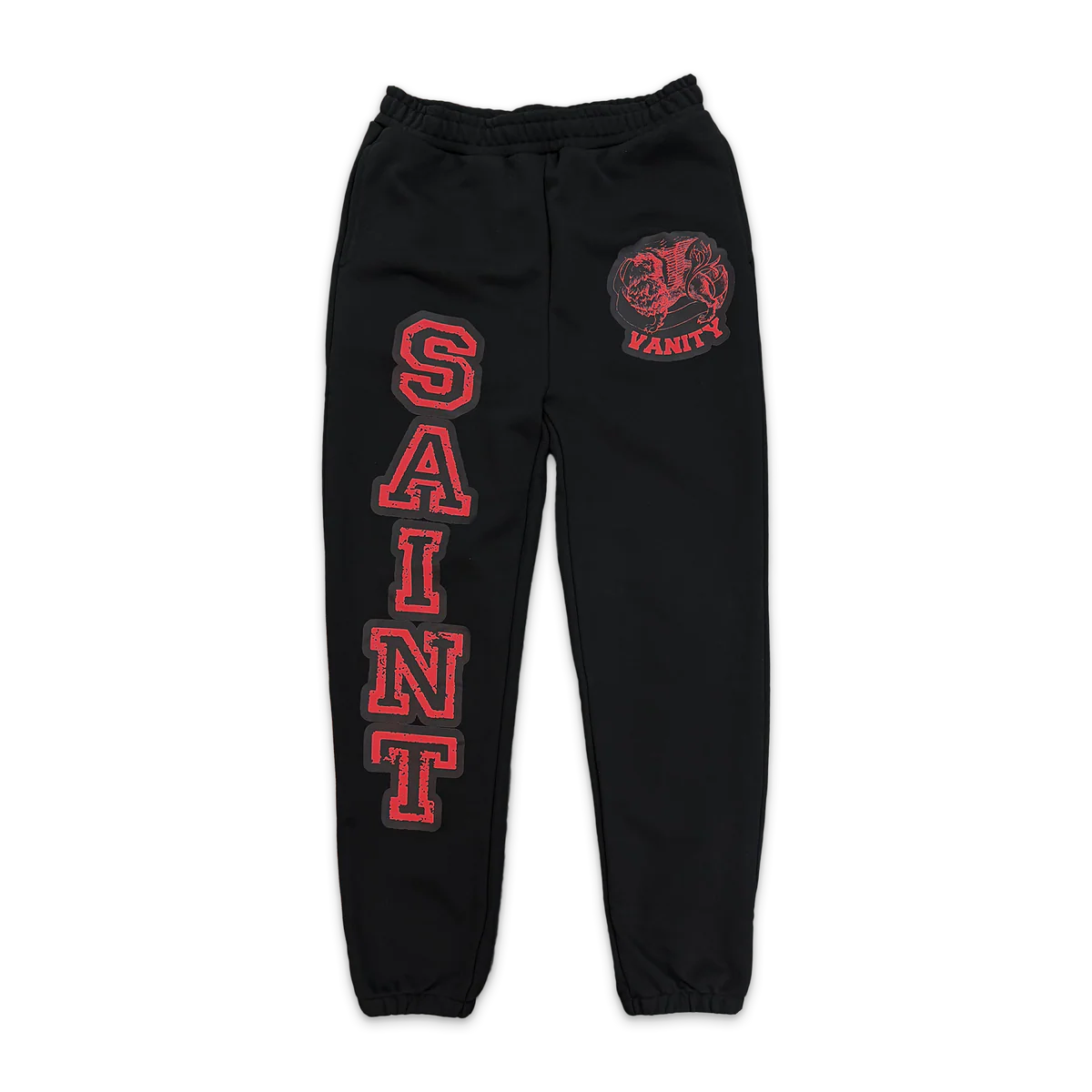 Saint Vanity Griffin Sweatsuit Black/Red