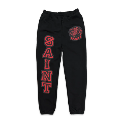 Saint Vanity Griffin Sweatsuit Black/Red