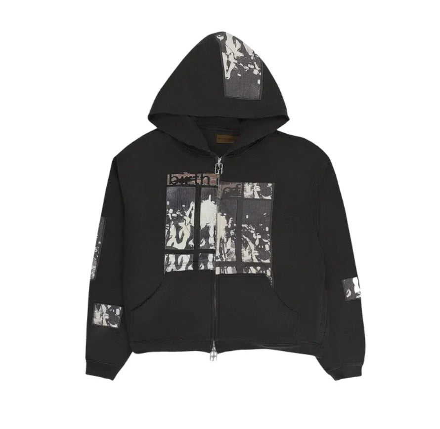 Birth Of Royal Child Flashlight Zip-Up Black