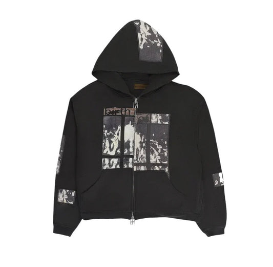 Birth Of Royal Child Flashlight Zip-Up Black