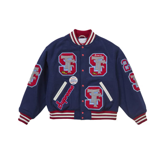 Supreme Drill Team Varsity Jacket Navy