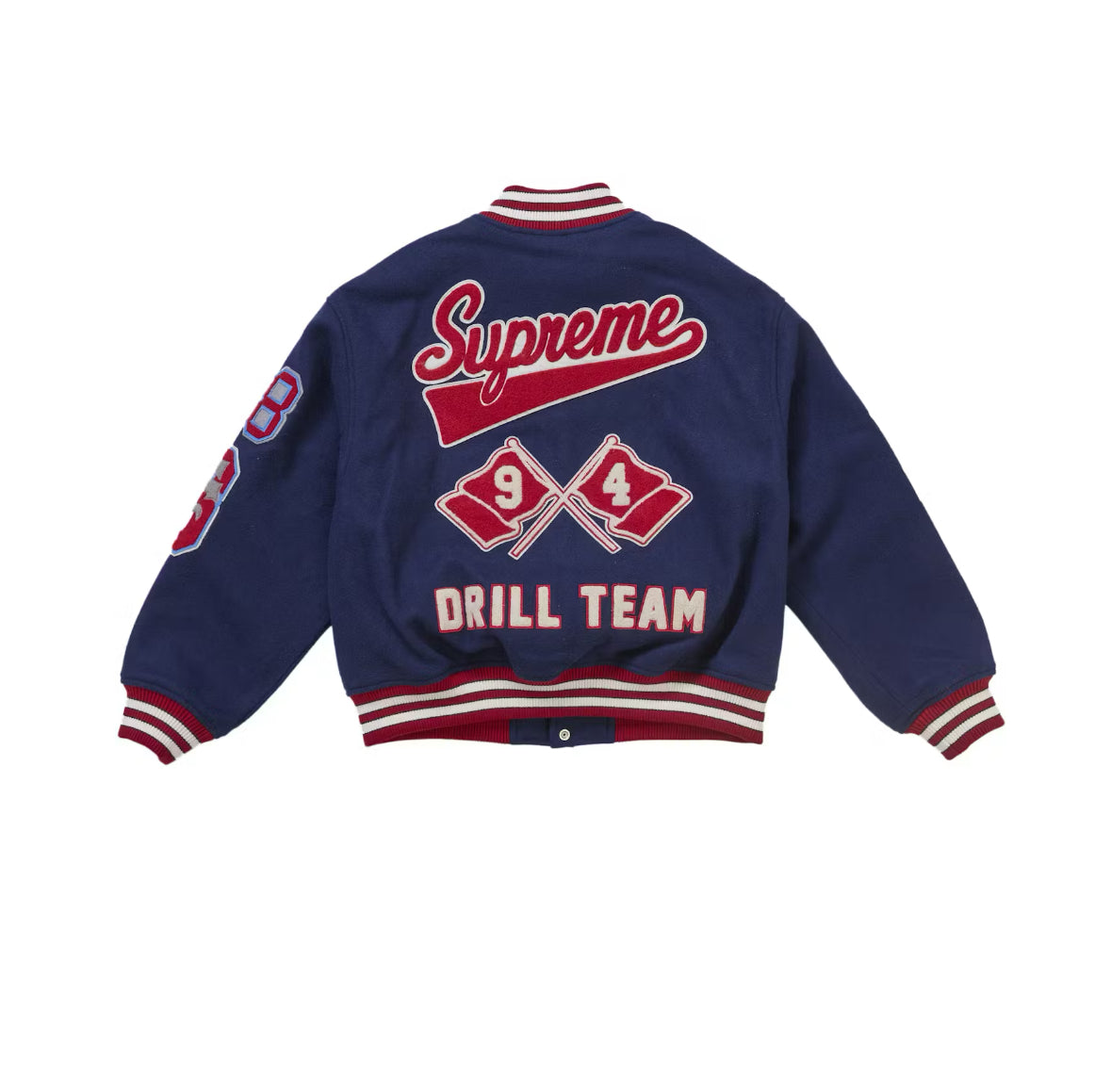 Supreme Drill Team Varsity Jacket Navy