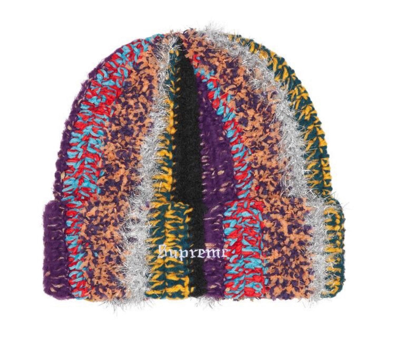 Supreme Tinsel Stripe Beanie