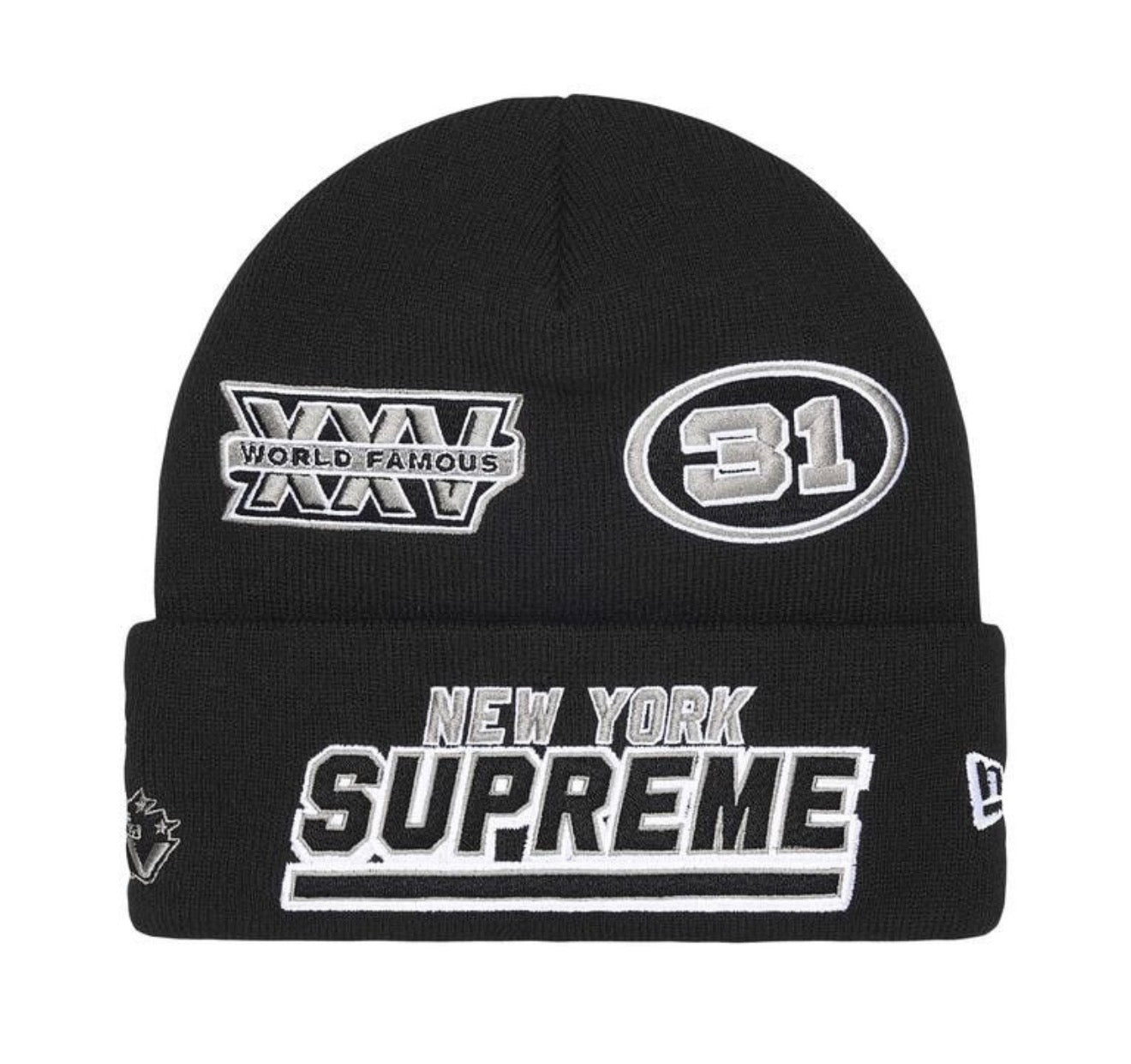 Supreme New Era Football Beanie