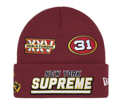 Supreme New Era Football Beanie