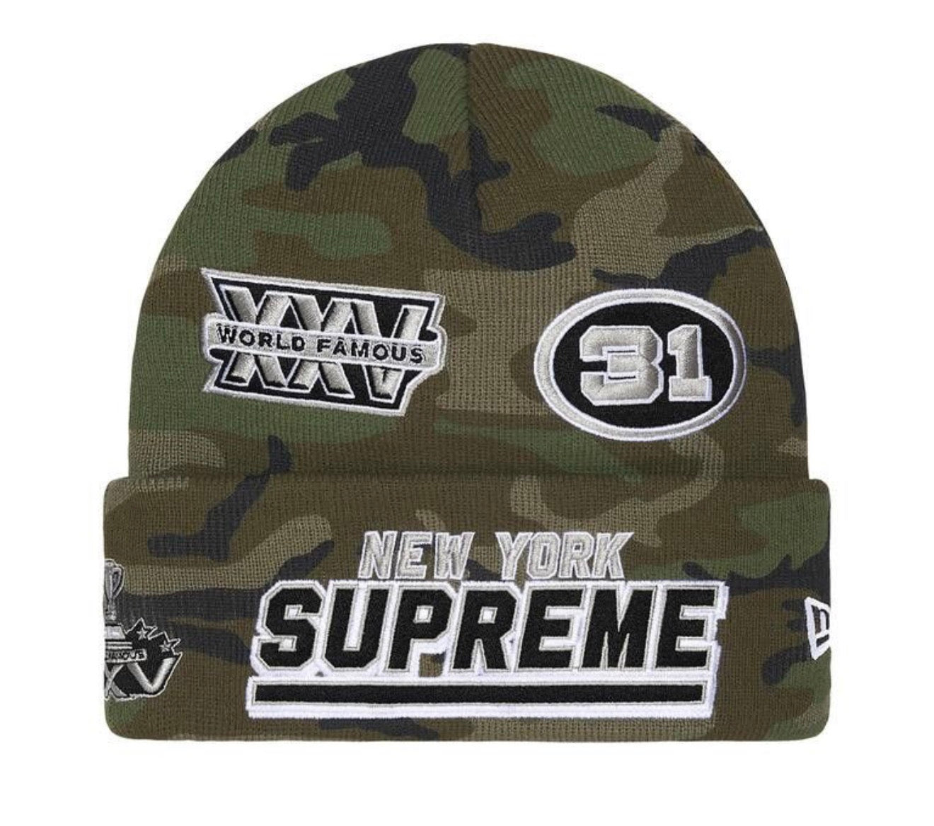 Supreme New Era Football Beanie