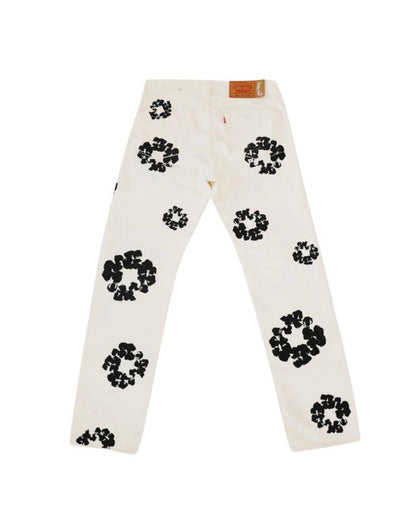 Denim Tears Cotton Wreath Jeans White