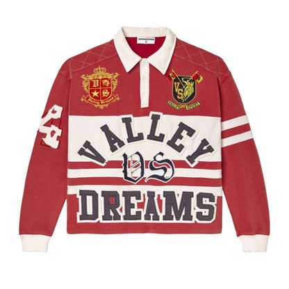 Vale Forever Dreams Rugby Long Sleeve Red
