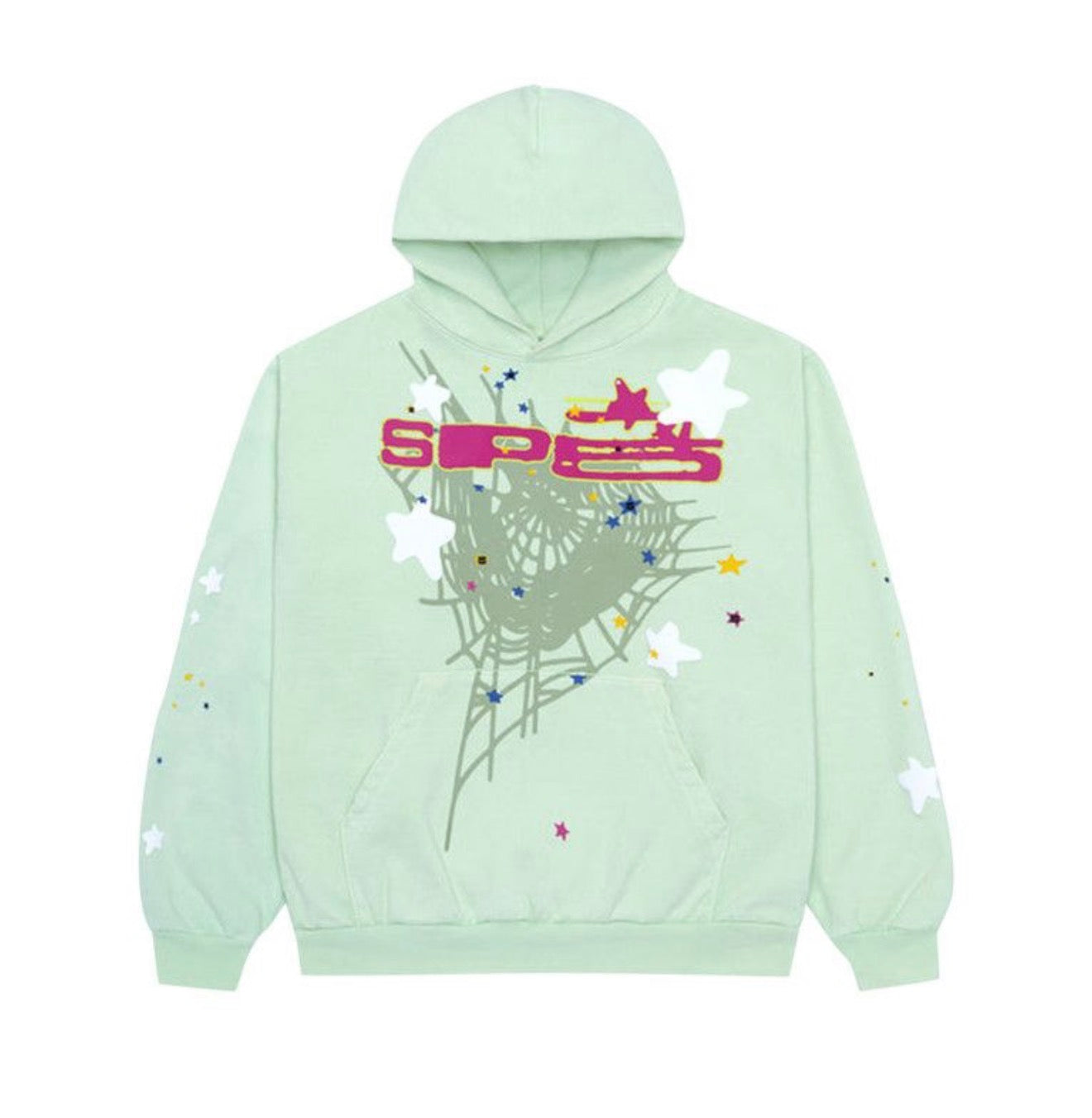 Sp5der SP5 Hoodie Mint