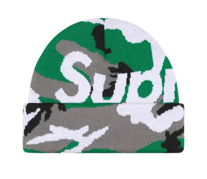 Supreme Camo Big Logo Beanie