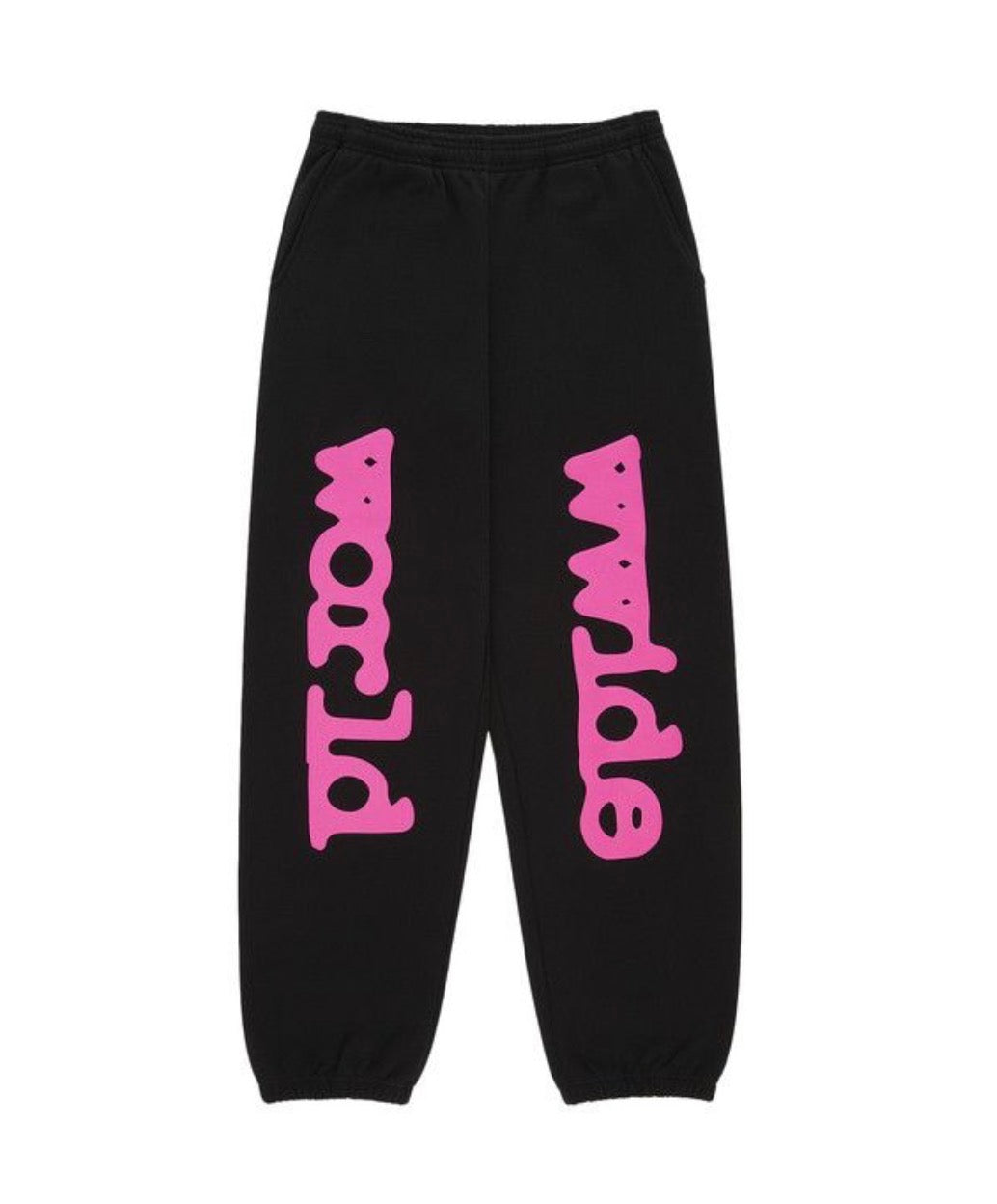 Sp5der Angle Number Beluga Sweatpants Black/Pink