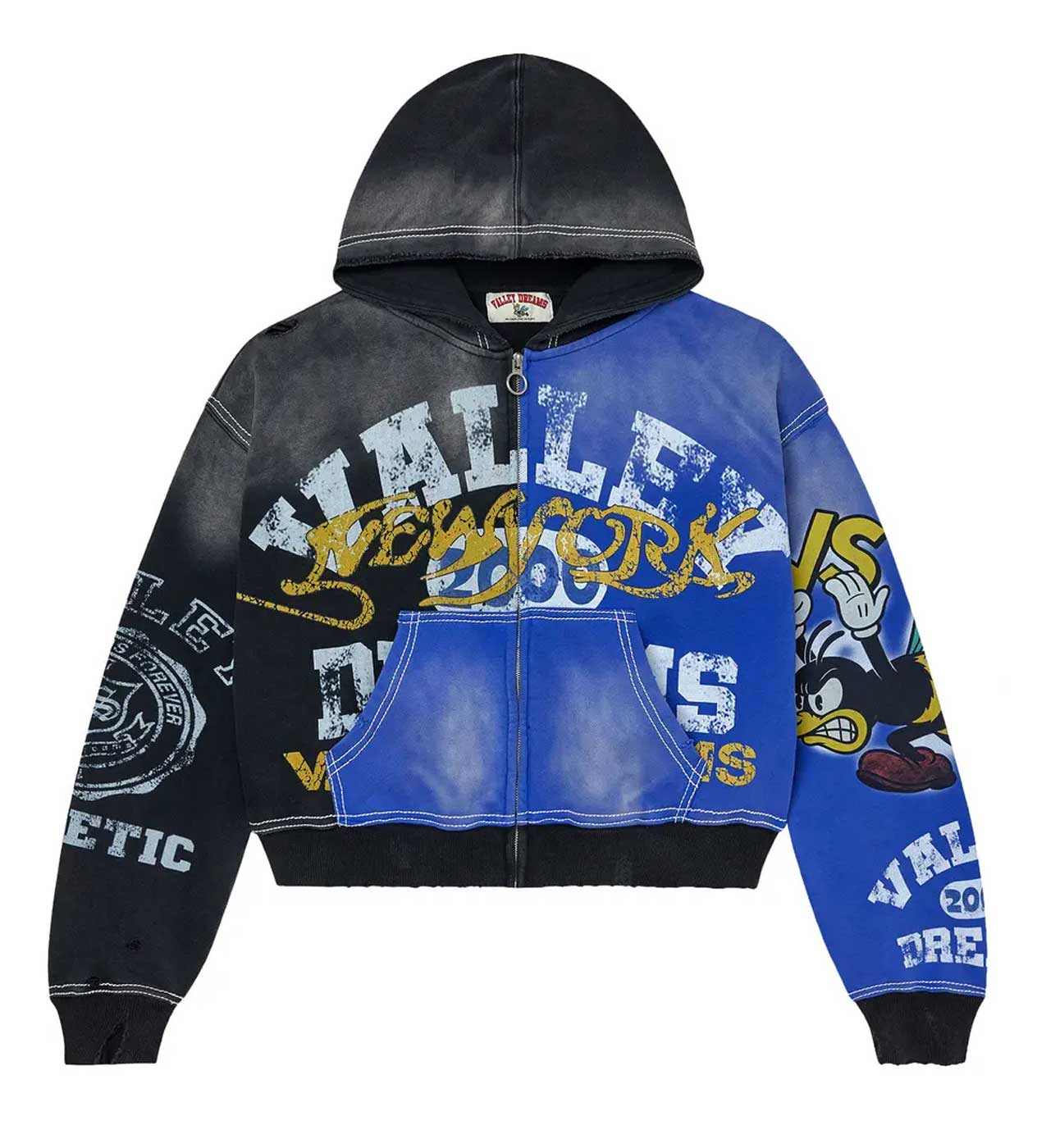 Vale Forever Bipolar Big Zip-Up Black/Blue