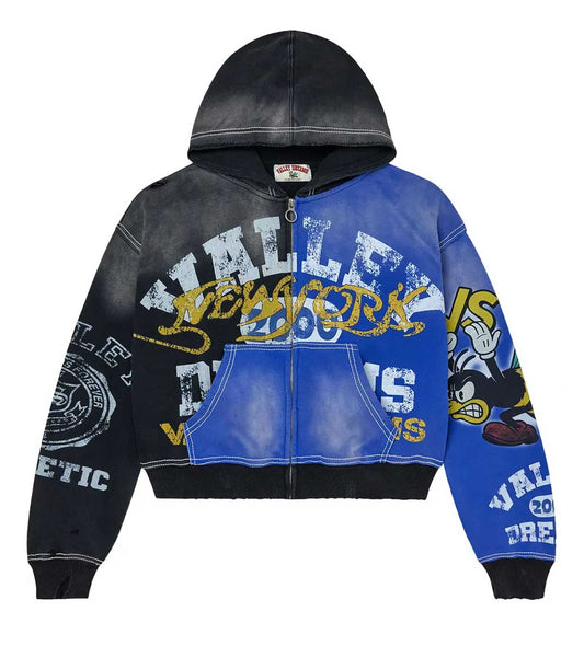Vale Forever Bipolar Big Zip-Up Black/Blue
