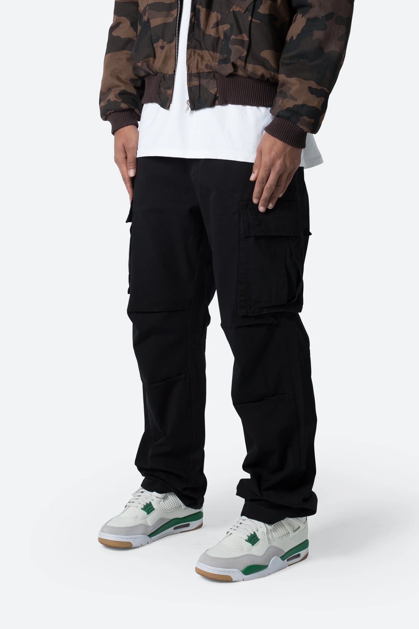 MNML Ultra Baggy Vintage Cargo Pants Black