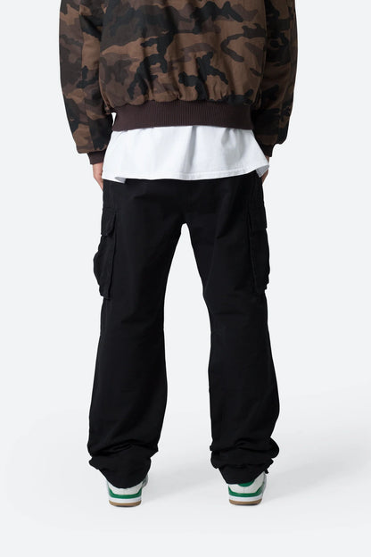 MNML Ultra Baggy Vintage Cargo Pants Black
