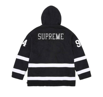 Supreme Polartec Hooded Hockey Jersey Black