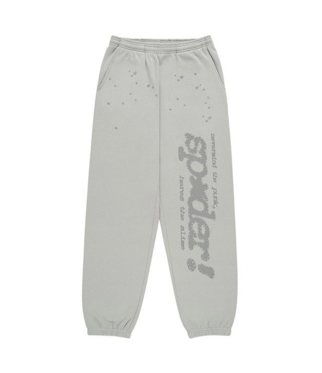 Sp5der Tonal Punk V2 Sweatsuit Grey