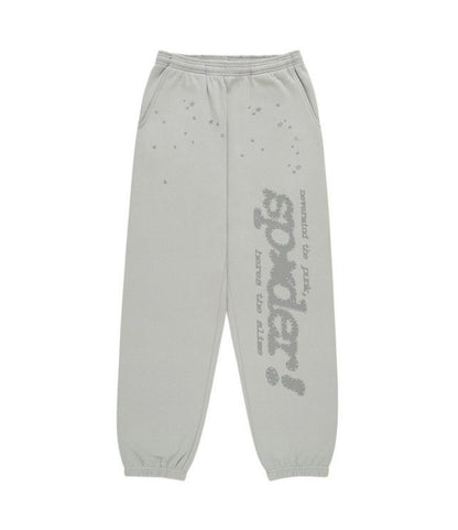 Sp5der Tonal Punk V2 Sweatsuit Grey